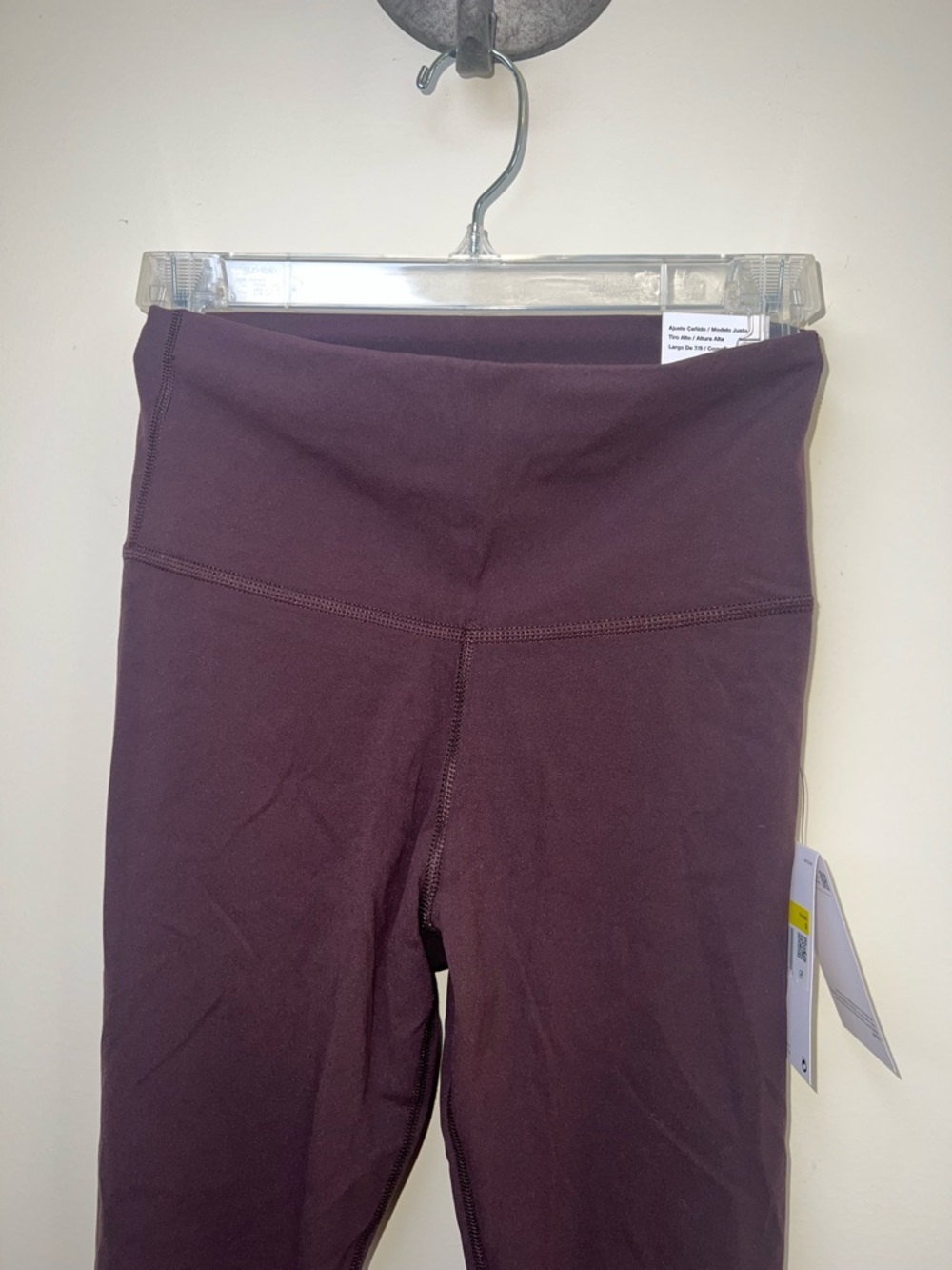 Nike Yoga Luxe Dri-FIT High Rise 7/8 Leggings Plum Brown NWT Small - Picture 4 of 9